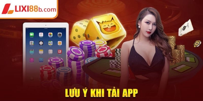 Lưu ý Tải App